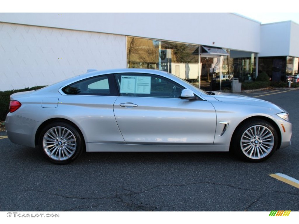 Glacier Silver Metallic 2014 BMW 4 Series 435i xDrive Coupe Exterior Photo #99278122