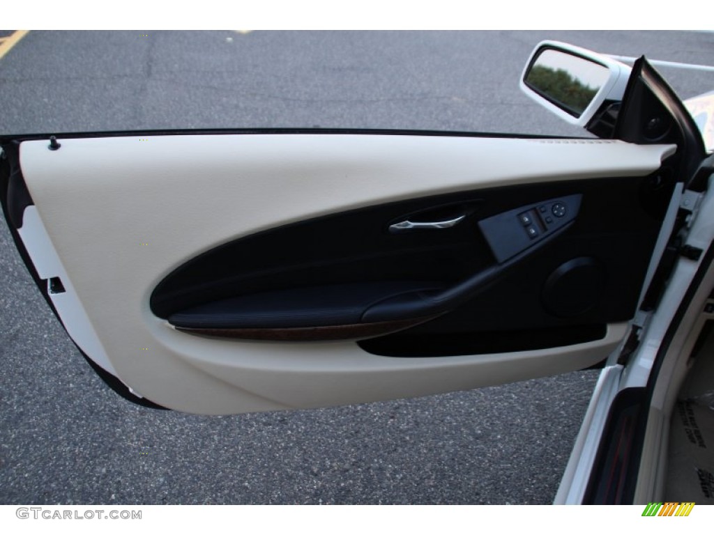 2009 6 Series 650i Coupe - Alpine White / Cream Beige Dakota Leather photo #9