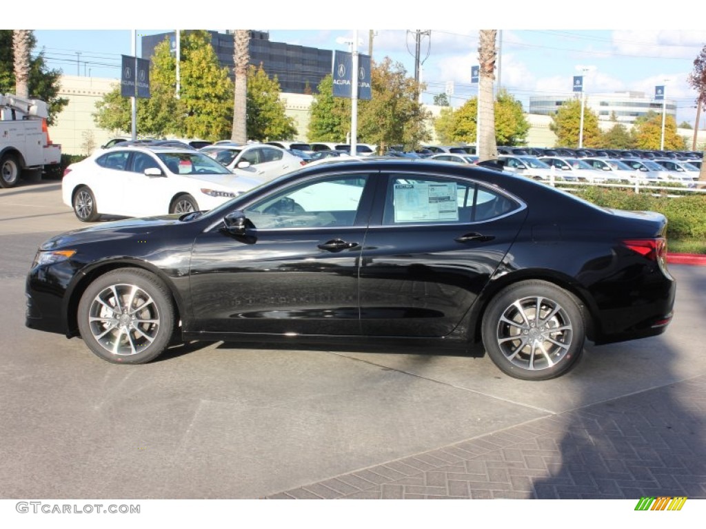 Crystal Black Pearl 2015 Acura TLX 3.5 Technology SH-AWD Exterior Photo #99281635