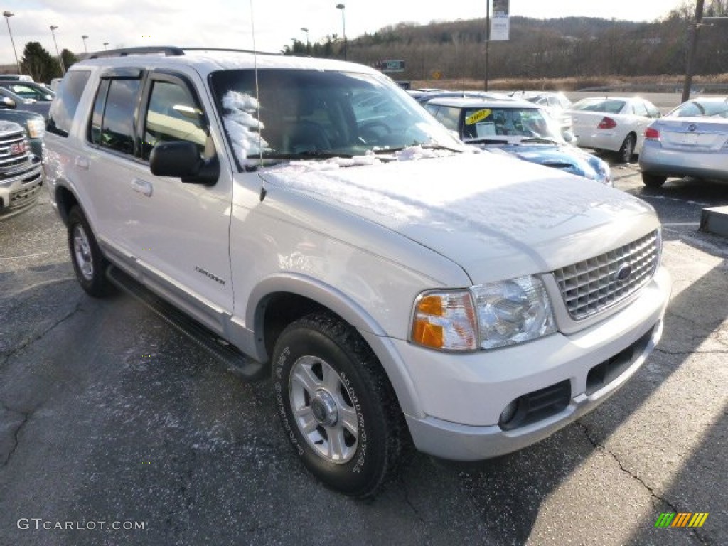 2002 Explorer Limited 4x4 - White Pearl / Midnight Grey photo #3