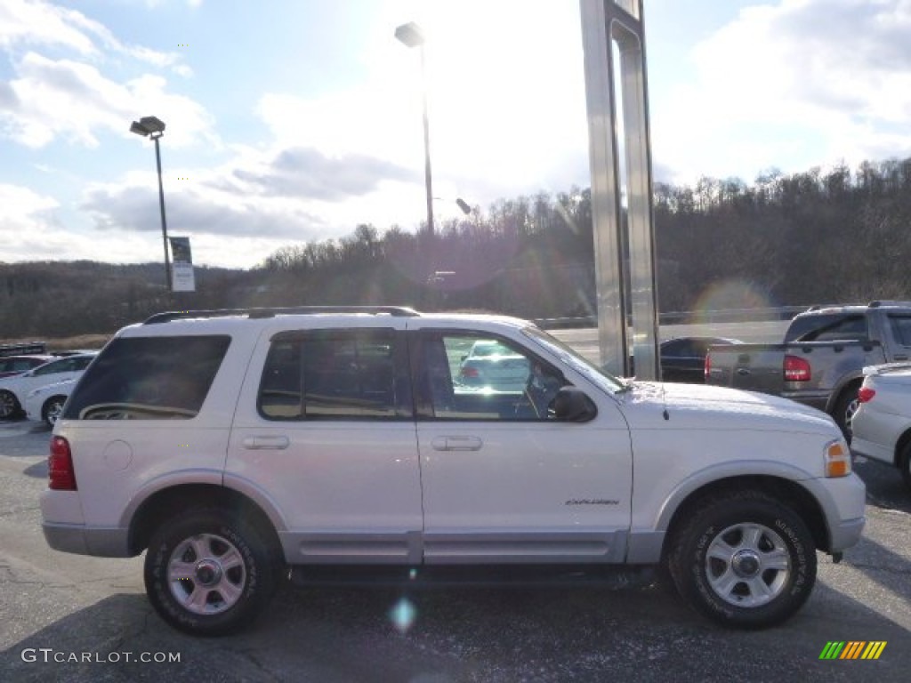 2002 Explorer Limited 4x4 - White Pearl / Midnight Grey photo #4