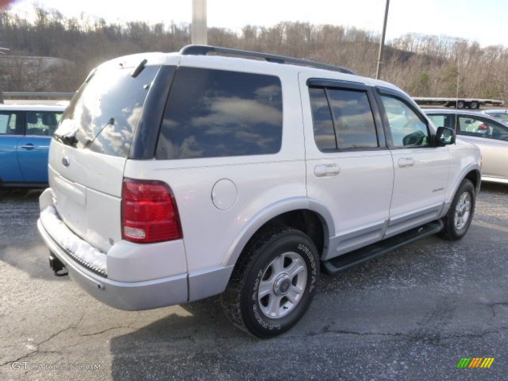 2002 Explorer Limited 4x4 - White Pearl / Midnight Grey photo #5
