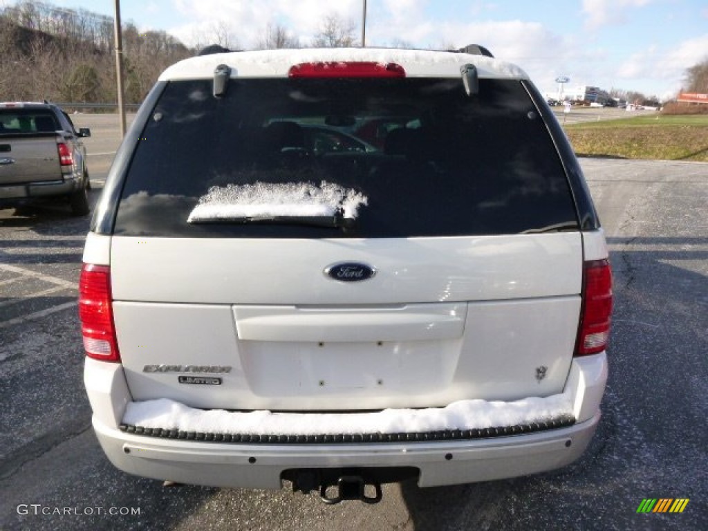 2002 Explorer Limited 4x4 - White Pearl / Midnight Grey photo #6
