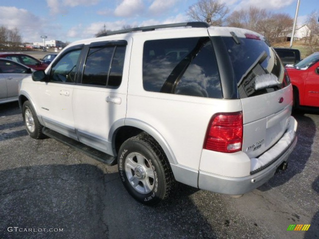 2002 Explorer Limited 4x4 - White Pearl / Midnight Grey photo #7