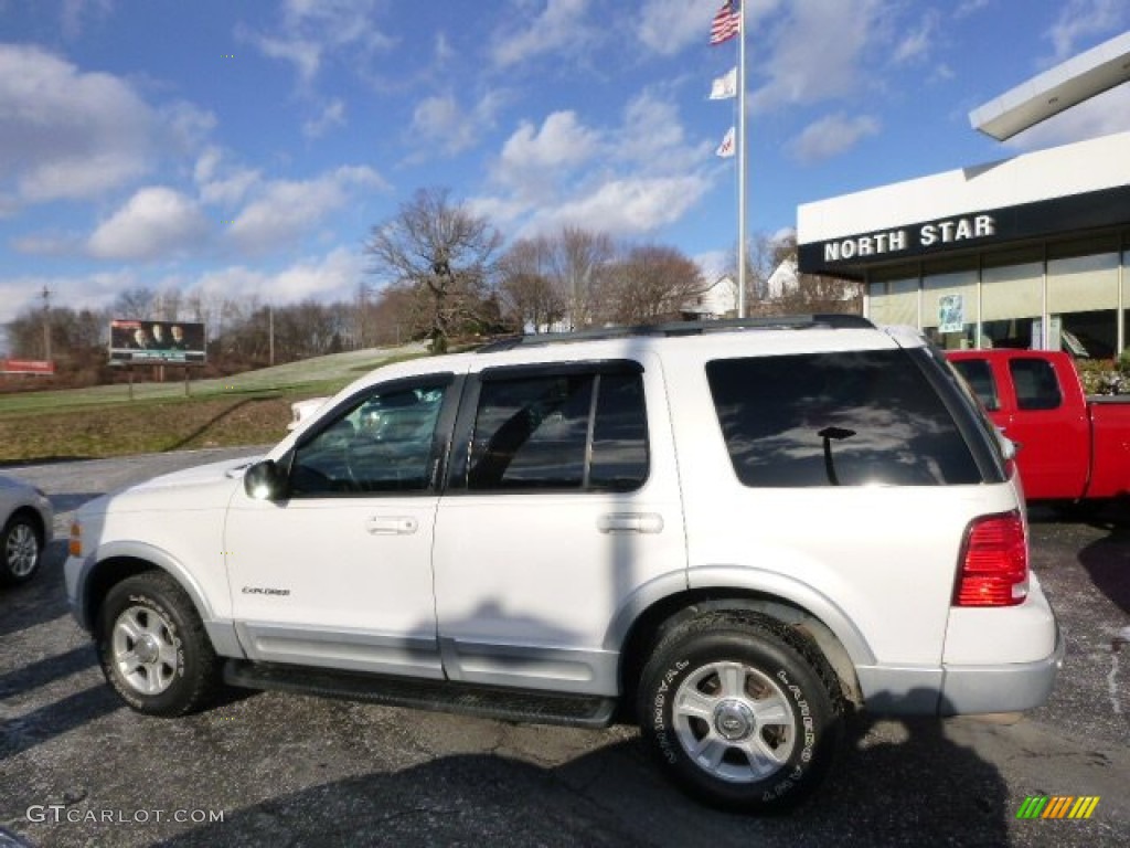 2002 Explorer Limited 4x4 - White Pearl / Midnight Grey photo #8
