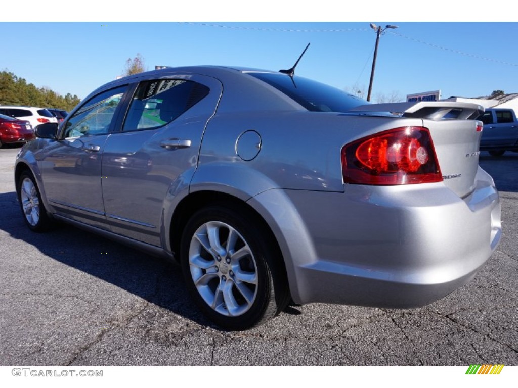 2013 Avenger R/T - Billet Silver Metallic / Black/Red photo #5