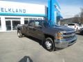 2015 Brownstone Metallic Chevrolet Silverado 3500HD WT Crew Cab Dual Rear Wheel 4x4  photo #2