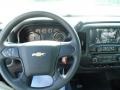 Jet Black/Dark Ash 2015 Chevrolet Silverado 3500HD WT Crew Cab Dual Rear Wheel 4x4 Steering Wheel