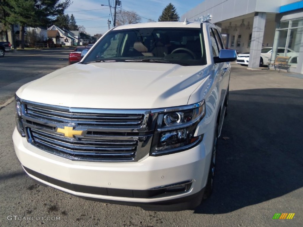 2015 Tahoe LTZ 4WD - White Diamond Tricoat / Cocoa/Mahogany photo #1