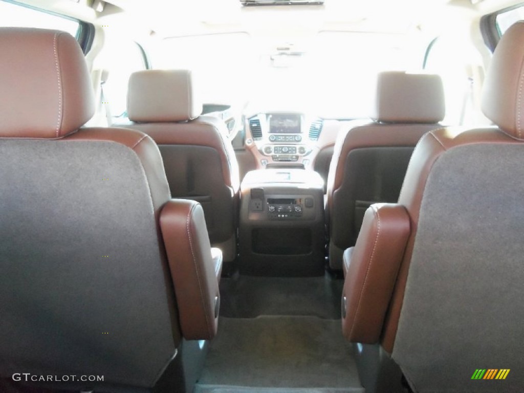 Cocoa/Mahogany Interior 2015 Chevrolet Tahoe LTZ 4WD Photo #99285205