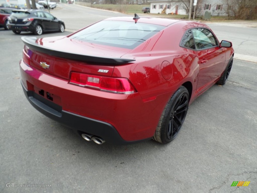 2015 Camaro SS Coupe - Red Rock Metallic / Black photo #5