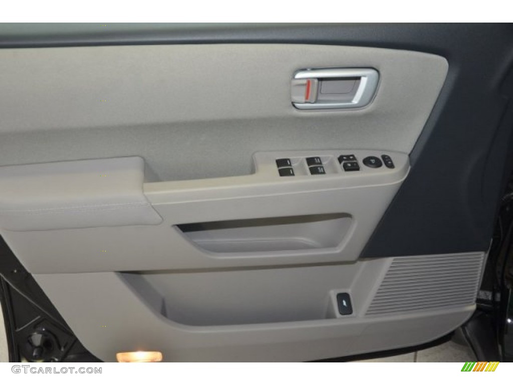 2015 Pilot LX - Crystal Black Pearl / Gray photo #8