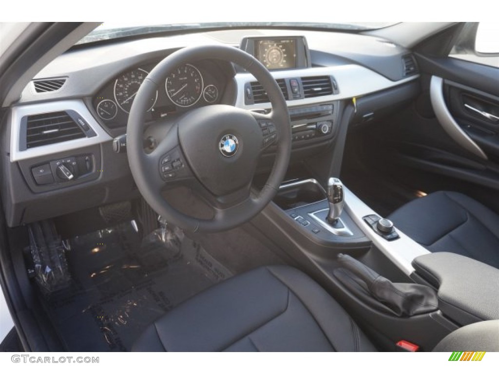 2015 3 Series 320i Sedan - Alpine White / Black photo #5