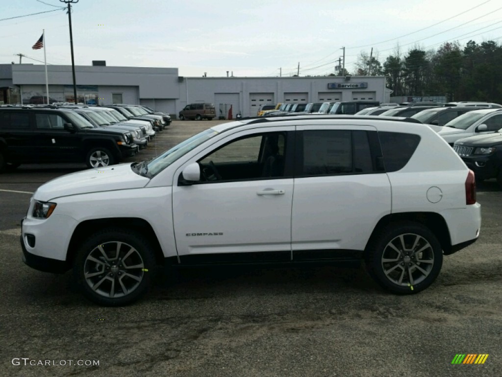 Bright White 2015 Jeep Compass Limited 4x4 Exterior Photo #99290353