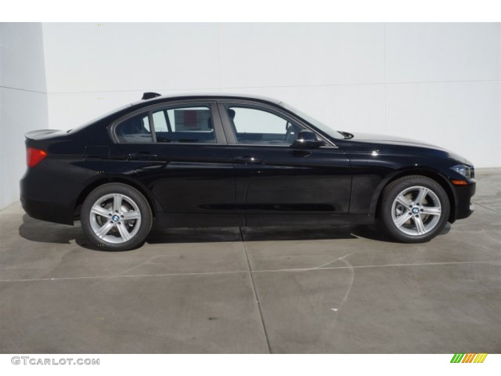 2015 3 Series 320i Sedan - Jet Black / Black photo #2