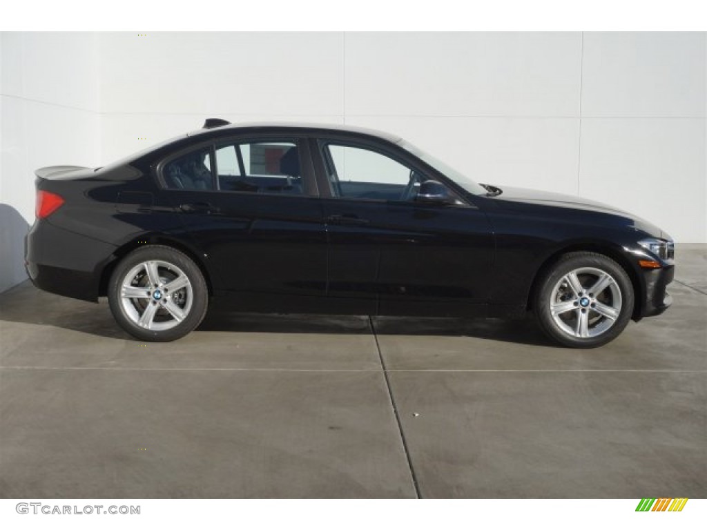 2015 3 Series 320i Sedan - Jet Black / Black photo #2