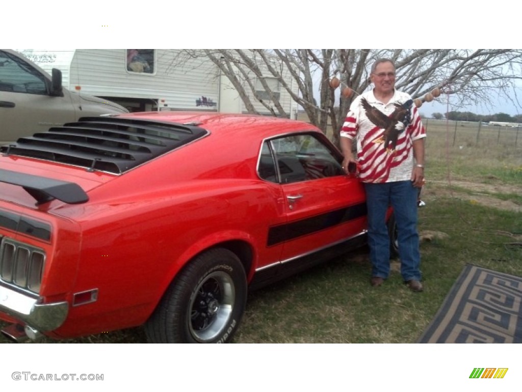 1970 Mustang Mach 1 - Calypso Coral / Black photo #2