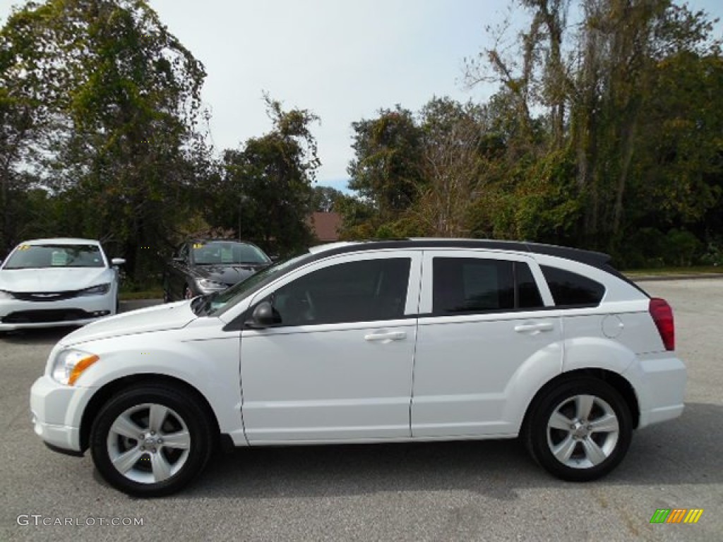 2011 Caliber Mainstreet - Bright White / Dark Slate Gray photo #2