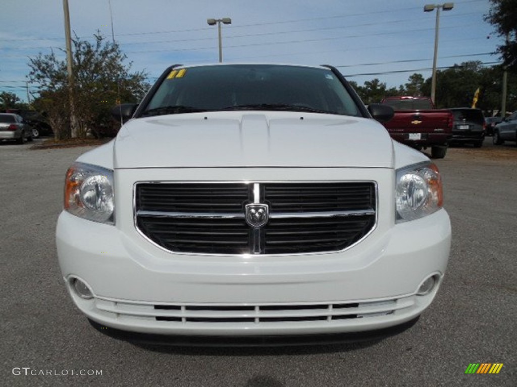 2011 Caliber Mainstreet - Bright White / Dark Slate Gray photo #14