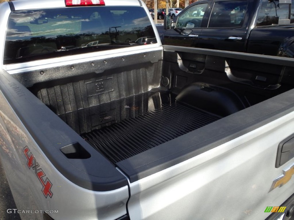 2015 Silverado 1500 WT Crew Cab 4x4 - Silver Ice Metallic / Jet Black photo #7