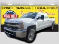 2015 Summit White Chevrolet Silverado 3500HD WT Crew Cab 4x4  photo #1