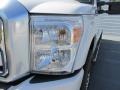 2015 White Platinum Ford F250 Super Duty Lariat Crew Cab 4x4  photo #9
