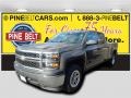 Brownstone Metallic - Silverado 1500 WT Crew Cab Photo No. 1