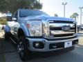 2015 Ingot Silver Ford F350 Super Duty Lariat Crew Cab 4x4 DRW  photo #2