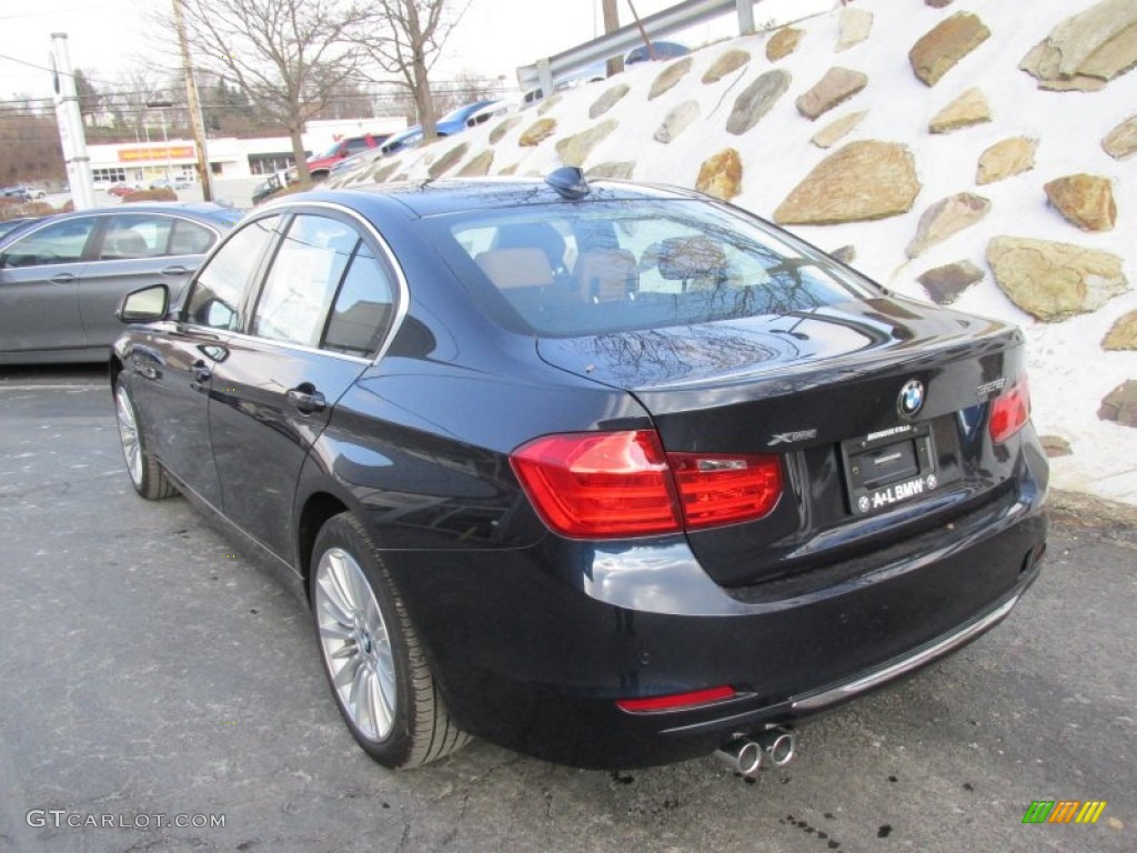 2015 3 Series 328i xDrive Sedan - Imperial Blue Metallic / Saddle Brown photo #5