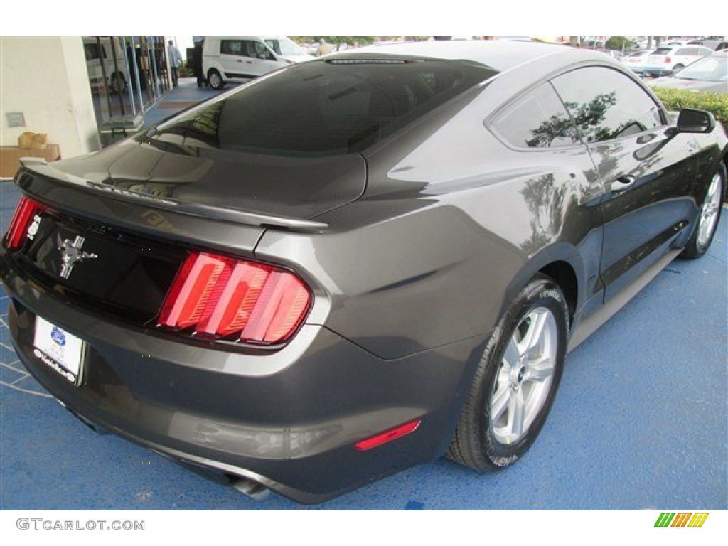 2015 Mustang V6 Coupe - Magnetic Metallic / Ebony photo #3