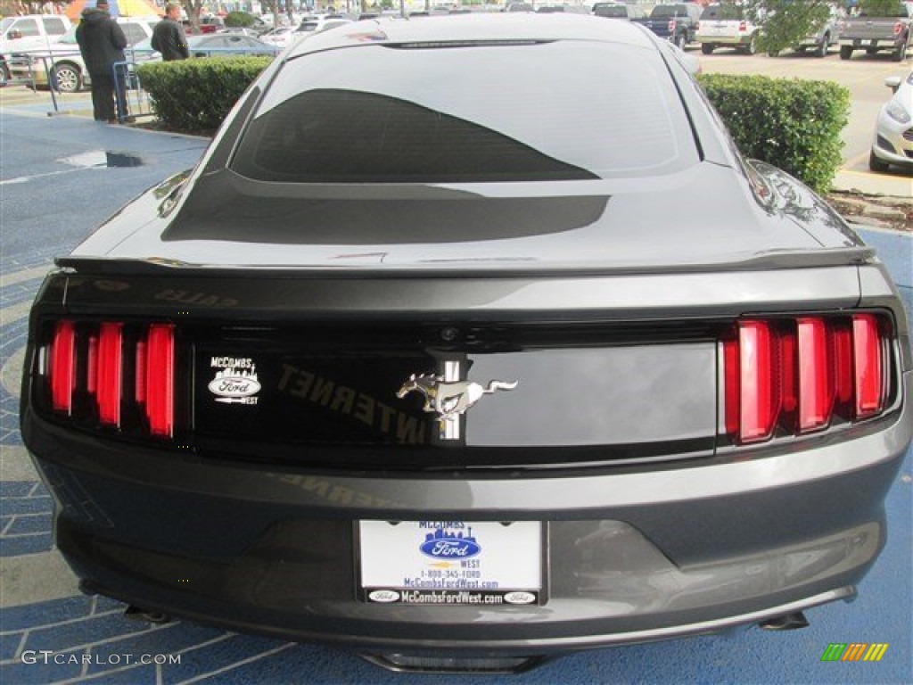 2015 Mustang V6 Coupe - Magnetic Metallic / Ebony photo #5