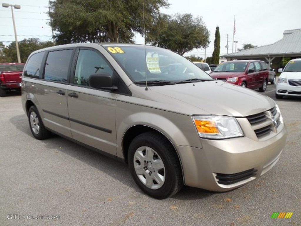 Light Sandstone Metallic 2008 Dodge Grand Caravan SE Exterior Photo #99297282