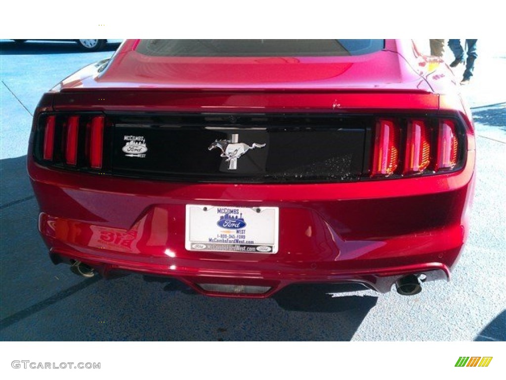 2015 Mustang V6 Coupe - Ruby Red Metallic / Ebony photo #4