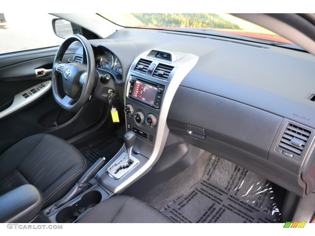 2013 Toyota Corolla S Dark Charcoal Dashboard Photo #99299752
