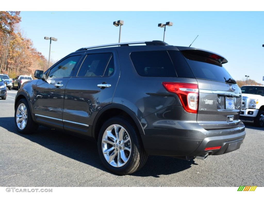 2015 Explorer XLT - Magnetic / Charcoal Black photo #29