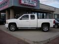 2009 Summit White Chevrolet Silverado 1500 LTZ Extended Cab 4x4  photo #2