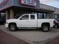 2009 Summit White Chevrolet Silverado 1500 LTZ Extended Cab 4x4  photo #2