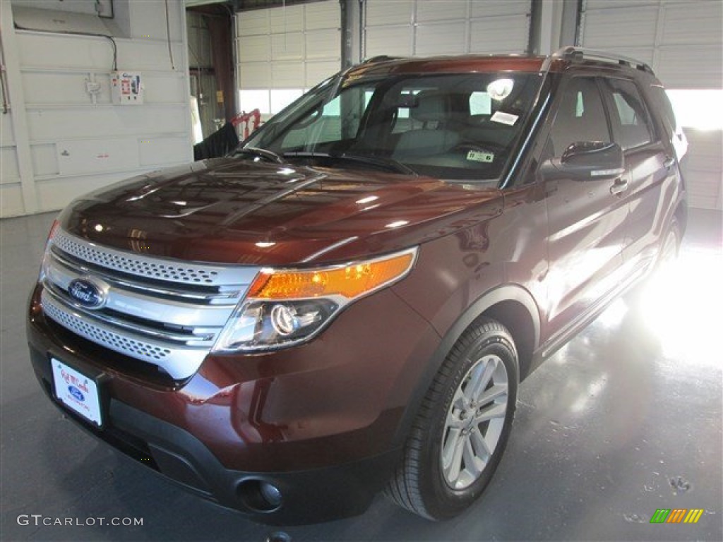 2015 Explorer XLT - Bronze Fire / Medium Light Stone photo #3