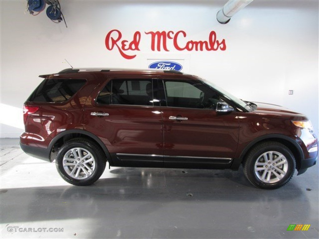2015 Explorer XLT - Bronze Fire / Medium Light Stone photo #9