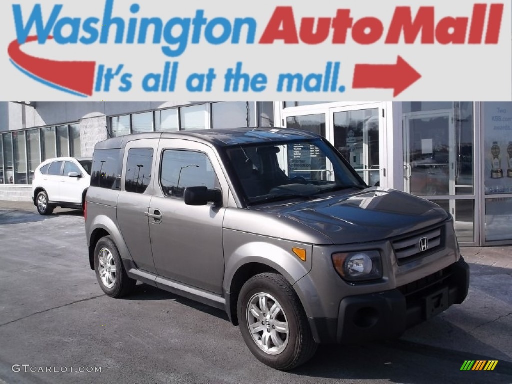 2008 Element EX AWD - Galaxy Gray Metallic / Gray/Black photo #1
