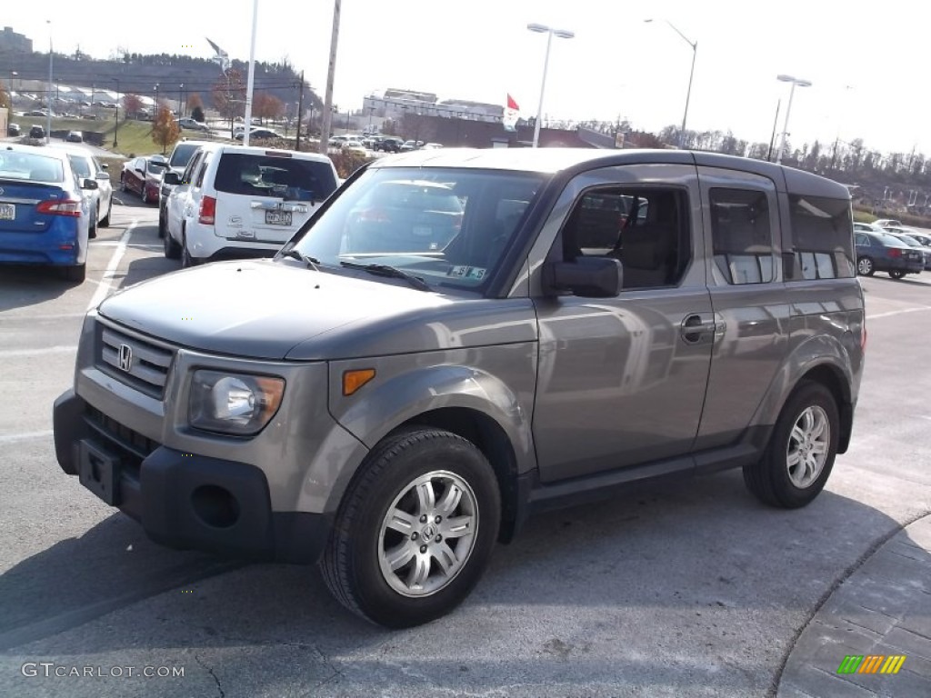 2008 Element EX AWD - Galaxy Gray Metallic / Gray/Black photo #4