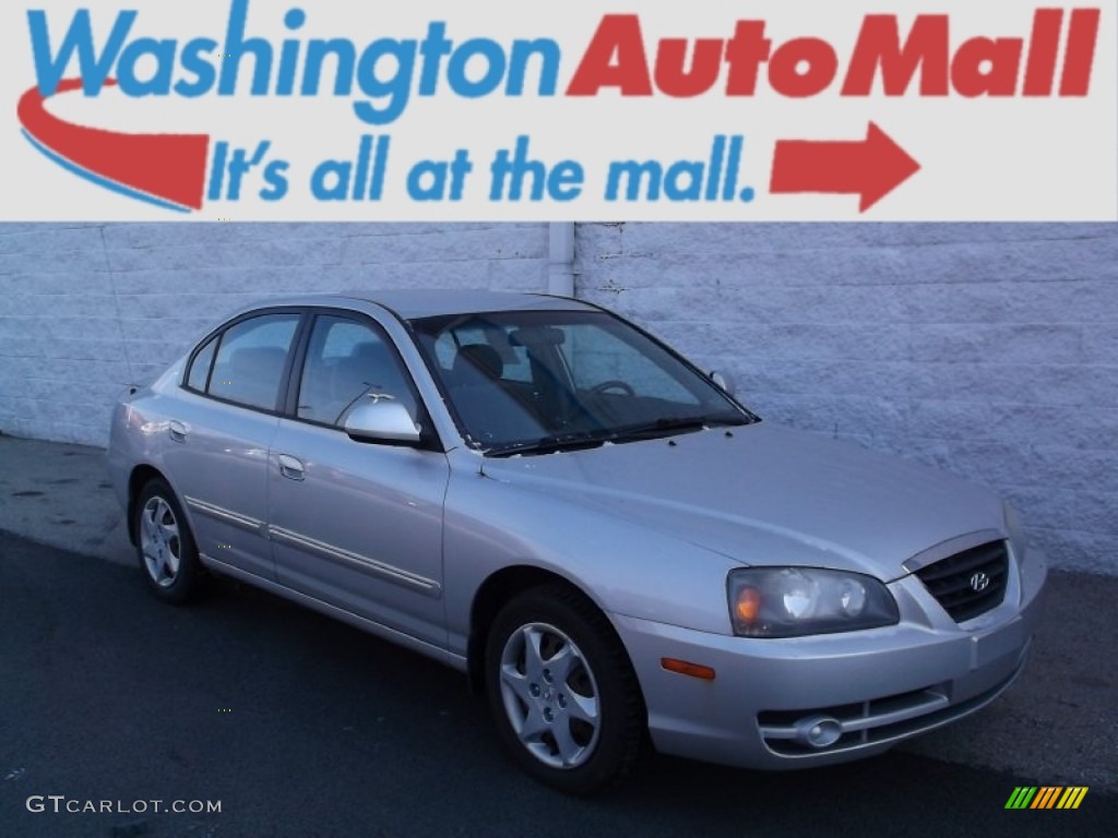 2005 Elantra GLS Sedan - Sterling Metallic / Gray photo #1