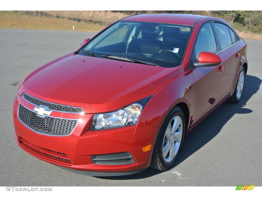 2014 Cruze Diesel - Crystal Red Tintcoat / Jet Black photo #2