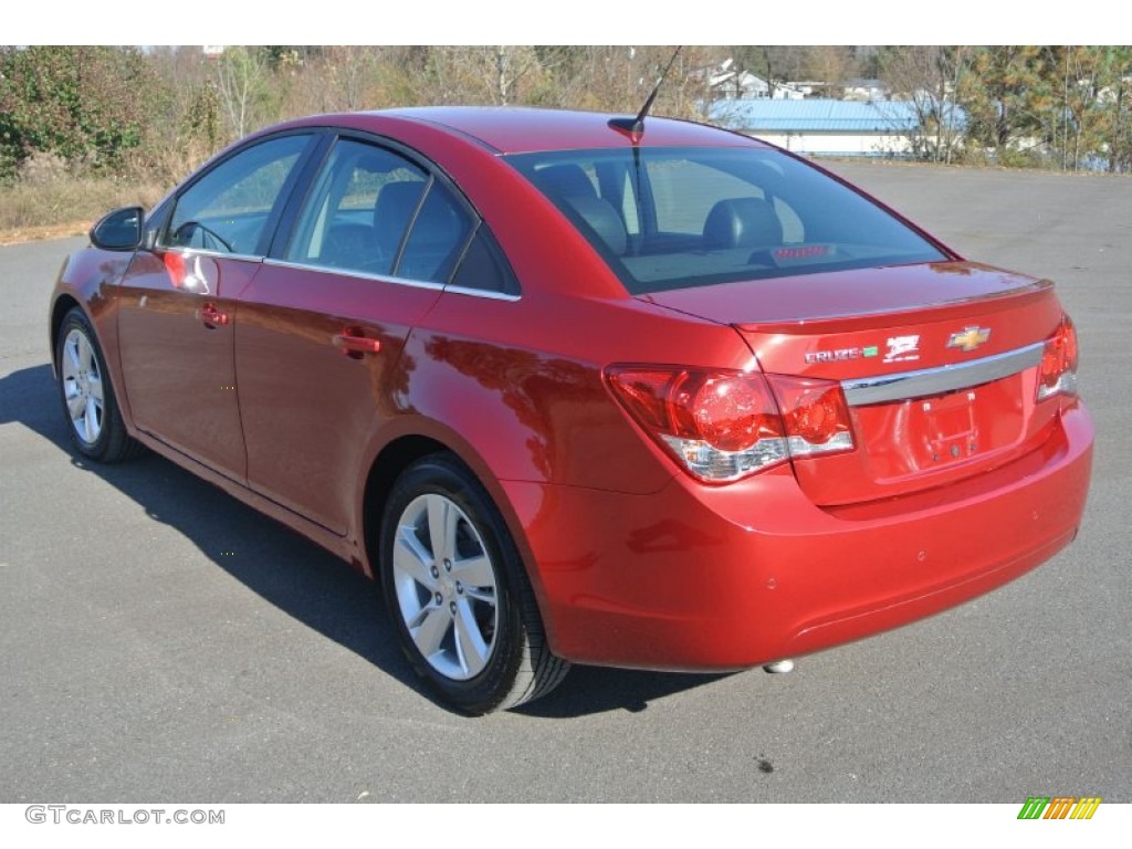 2014 Cruze Diesel - Crystal Red Tintcoat / Jet Black photo #4