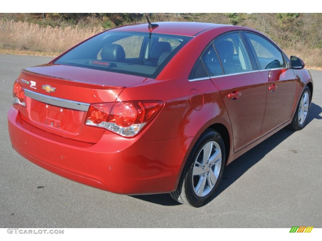 2014 Cruze Diesel - Crystal Red Tintcoat / Jet Black photo #5