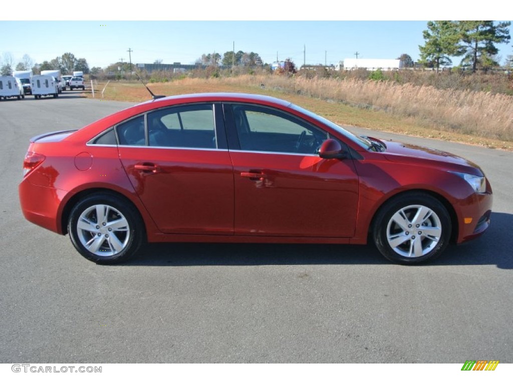 2014 Cruze Diesel - Crystal Red Tintcoat / Jet Black photo #6