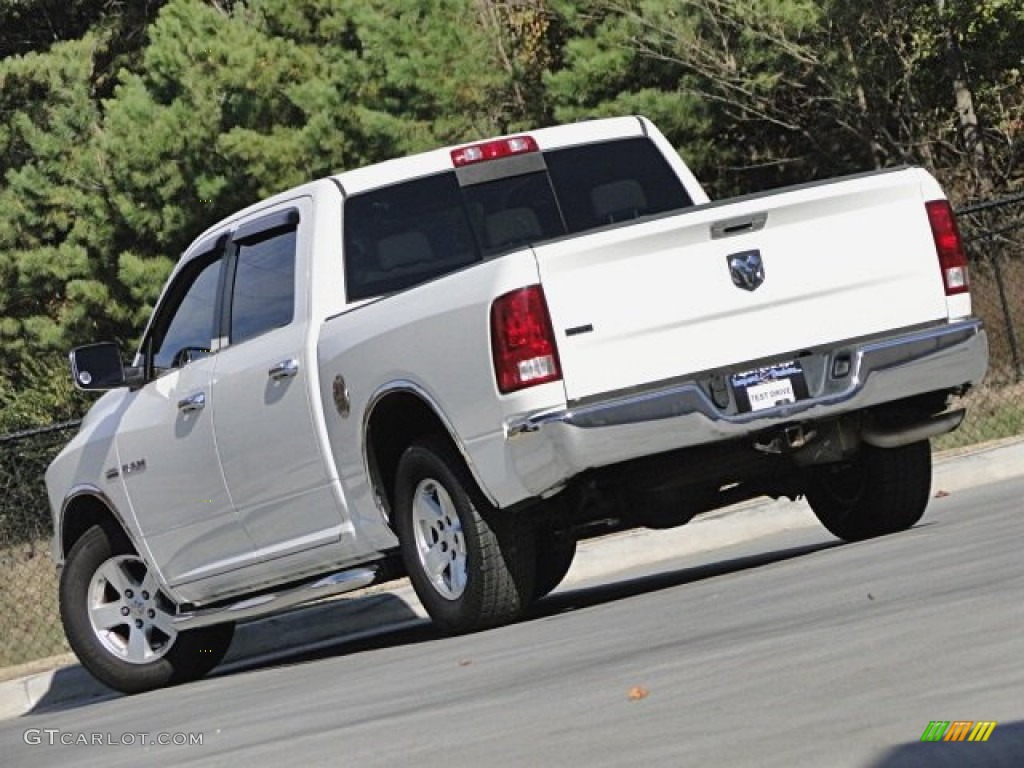 2009 Ram 1500 Laramie Crew Cab - Stone White / Light Pebble Beige/Bark Brown photo #30