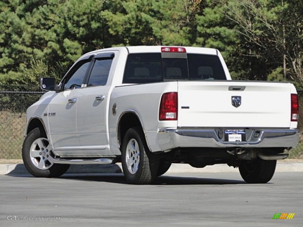 2009 Ram 1500 Laramie Crew Cab - Stone White / Light Pebble Beige/Bark Brown photo #33