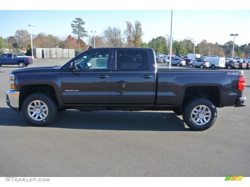 2015 Silverado 2500HD LT Crew Cab 4x4 - Tungsten Metallic / Jet Black photo #3