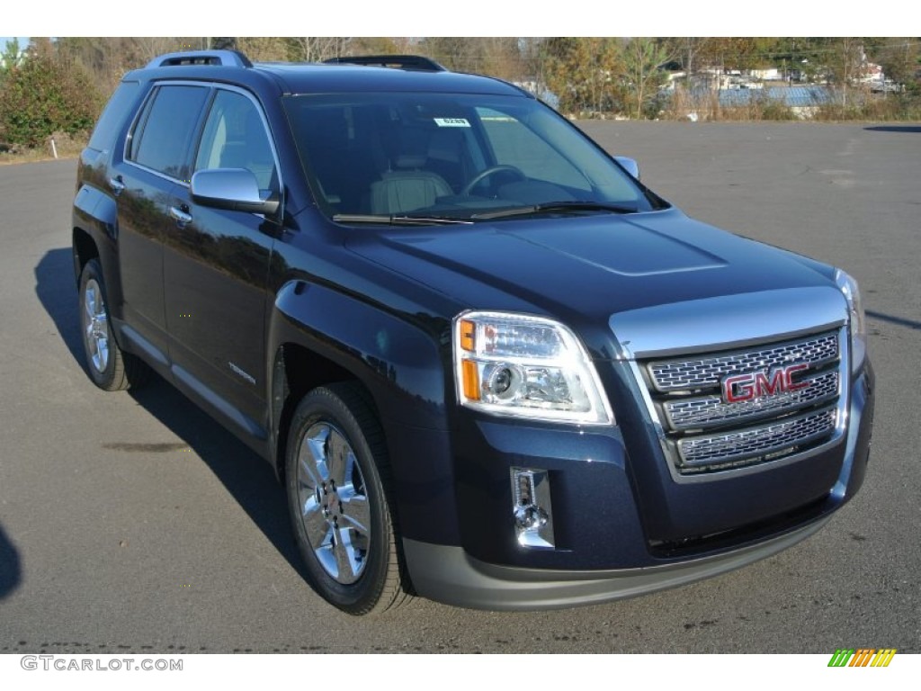 Dark Sapphire Blue Metallic 2015 GMC Terrain SLT Exterior Photo #99308769
